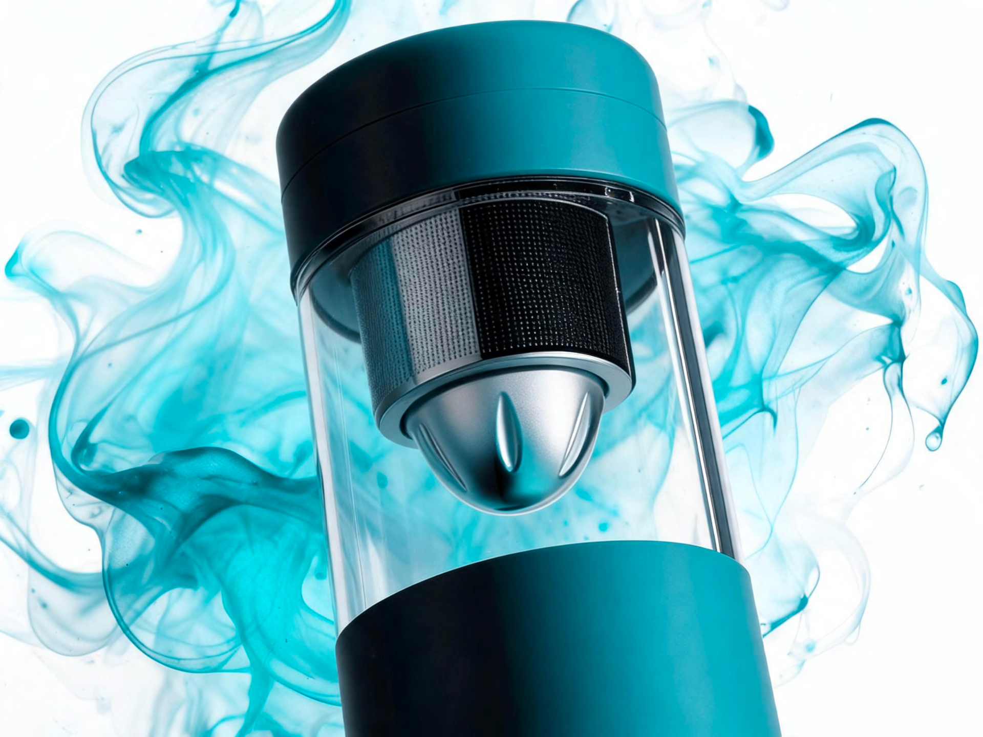 Reblewm activation pod releasing pink nutrition into water